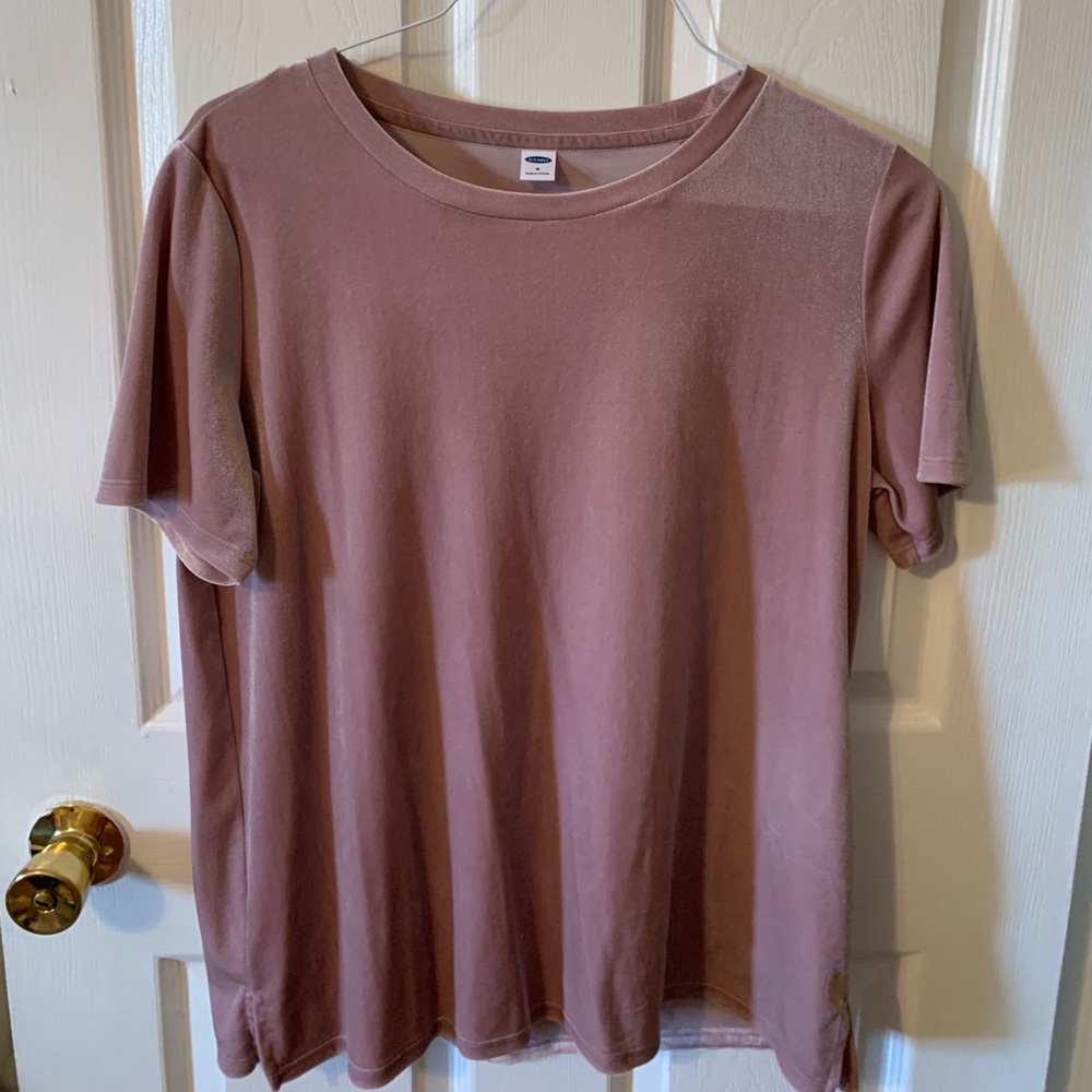 Old Navy Pink Velvet Top